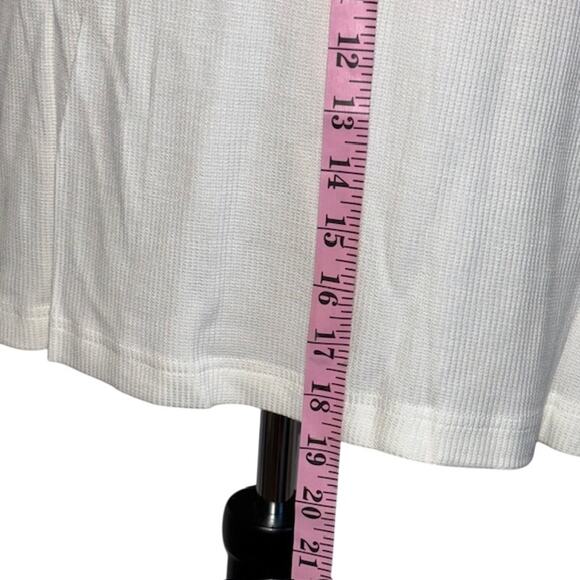 NWT Andie The Robe Waffle Knit Robe Belted Bamboo Rayon Snow White Size XXXL - Picture 7 of 7